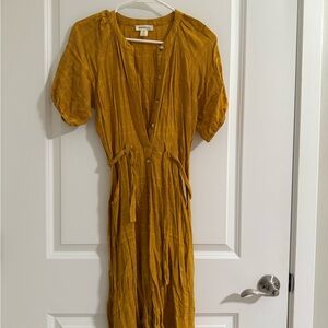 Monteau Mustard Yellow Maxi Dress